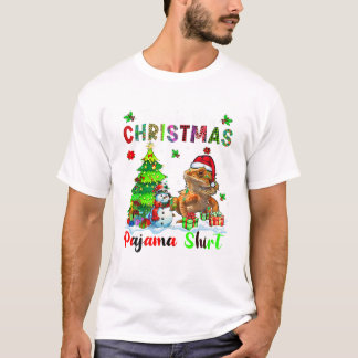 Camiseta Navidades Pajama Shirt Santa Bearded