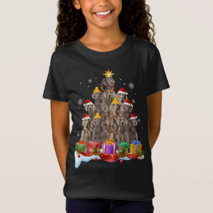 Camiseta Navidades Pajama Weimaraner Árbol Xmas Costume Per