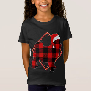 Camiseta Navidades Pajamas Familia Pajamas de Red Plaid Pom
