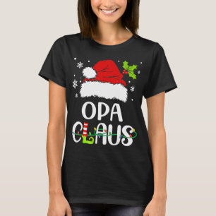 Camiseta Navidades Pajamas Santa Claus Xmas Opa Claus