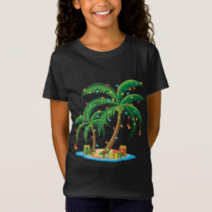 Camiseta Navidades Palm Tree Tropical Xmas Regalo Coconut L