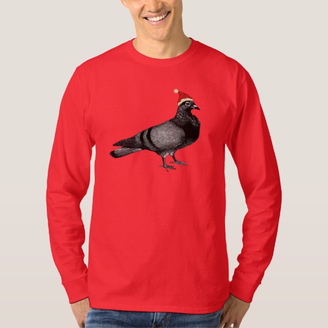 Camiseta navidades palomas (Anverso)