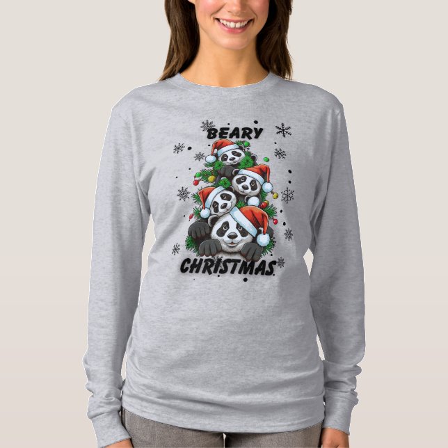 Camiseta Navidades Panda Graphic Tee (Anverso)
