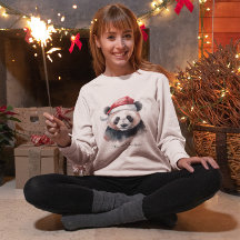 Navidades Panda, personalizable