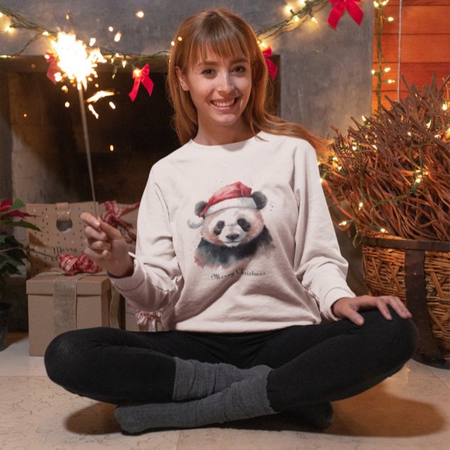 Camiseta Navidades Panda, personalizable (Subido por el creador)