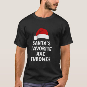 Camiseta Navidades Papá Noel, el hacedor favorito de hacha,