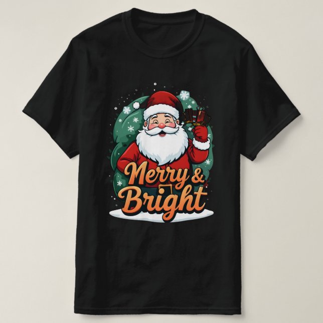Camiseta Navidades - "Papá Noel y Papá Noel" (Diseño del anverso)