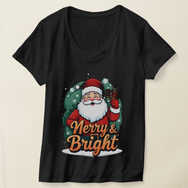 Camiseta Navidades - "Papá Noel y Papá Noel" (Distribución )