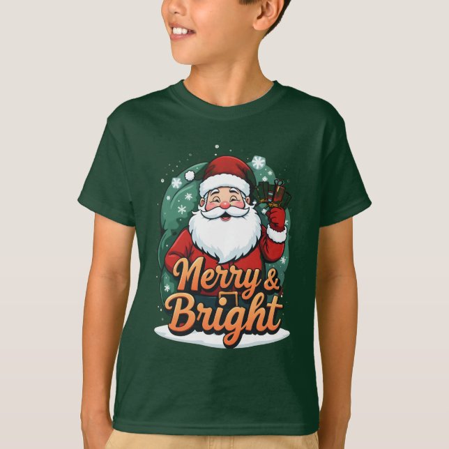 Camiseta Navidades - "Papá Noel y Papá Noel" (Anverso)
