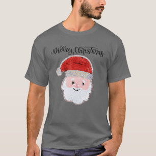 Camiseta Navidades Para Chicas Y Niños Flip Sequin Santa