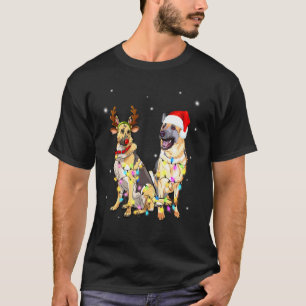Camiseta Navidades Pastor Alemán Perro reno
