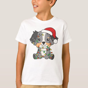 Camiseta Navidades Pastores Australianos Animales De Invier