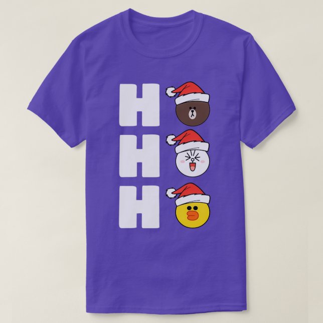 Camiseta Navidades pato conejo de oso marrón (Diseño del anverso)