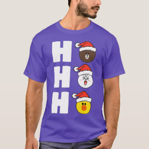 Camiseta Navidades pato conejo de oso marrón