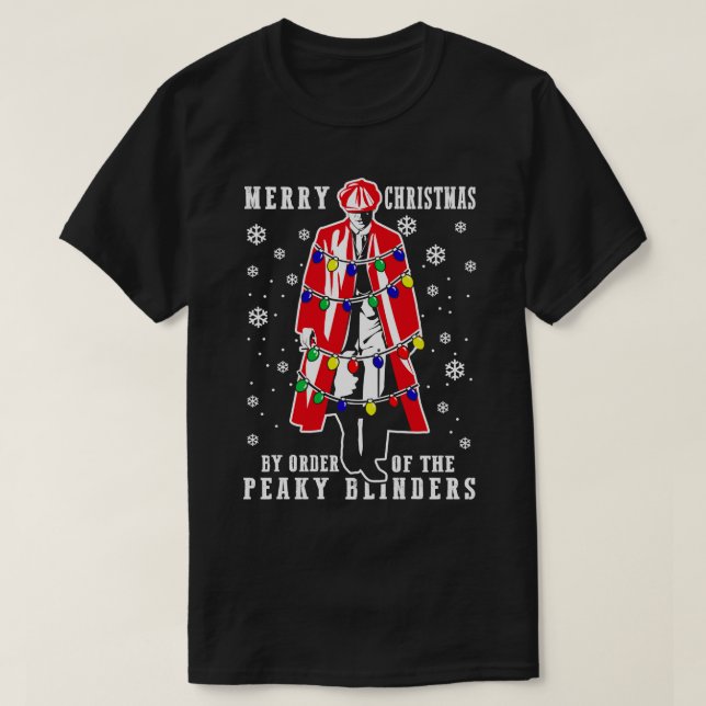 Camiseta Navidades Peaky Blinders (Diseño del anverso)