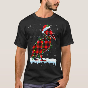 Camiseta Navidades Pelícanos Santa Hat Cute Animales Xmas L