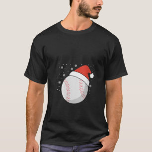 Camiseta Navidades Pelota de Béisbol Santa Claus Gorra Navi
