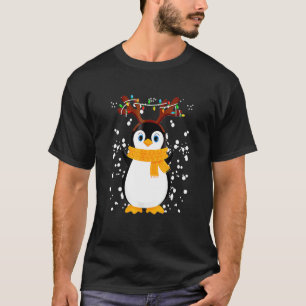 Camiseta Navidades Peng Uin Rein Deer San Ta Holiday Paja M