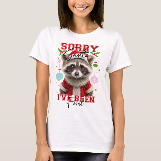 Camiseta Navidades Perdón por que Santa I haya sido una cam (Anverso)