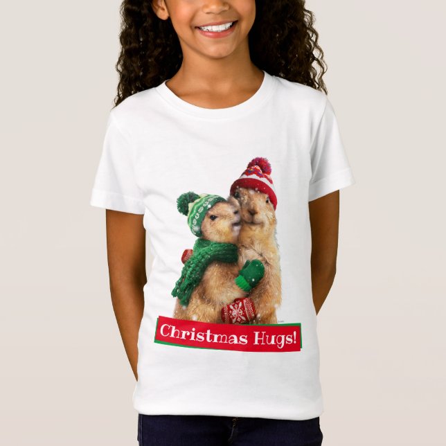 Camiseta Navidades Perros Prairie (Anverso)