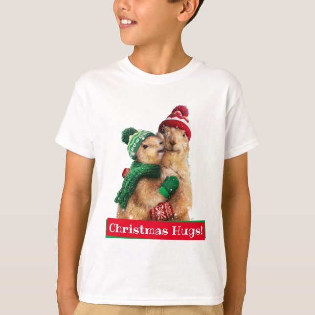 Camiseta Navidades Perros Prairie (Anverso)