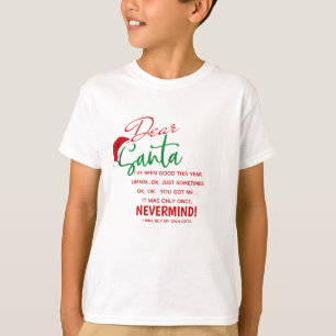 Camiseta Navidades personalizables Queridos niños de Santa 