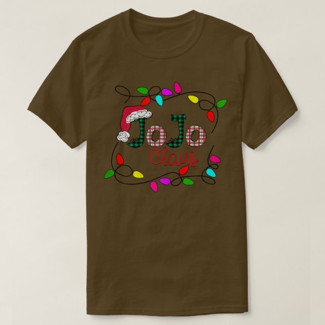 Camiseta Navidades personalizadas Jojo Claus Xmas Ligh (Diseño del anverso)