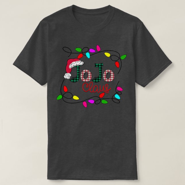 Camiseta Navidades personalizadas Jojo Claus Xmas Ligh (Diseño del anverso)