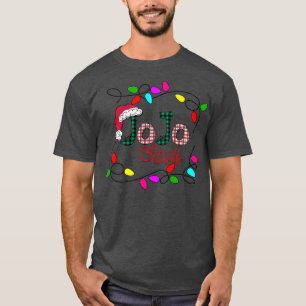 Camiseta Navidades personalizadas Jojo Claus Xmas Ligh