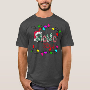 Camiseta Navidades personalizadas Momo Claus Xmas Ligh