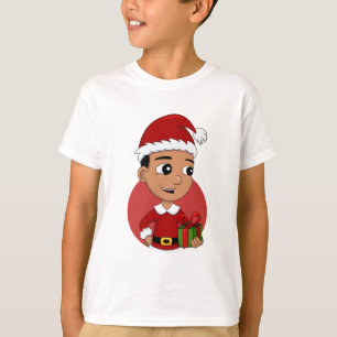 Camiseta Navidades personalizado de pelo negro T-Shirt