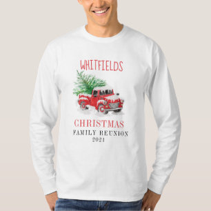 Camiseta Navidades Personalizado de Reunión Familiar coinci