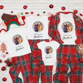 Camiseta Navidades Personalizado Mascota Dog Photo Family H