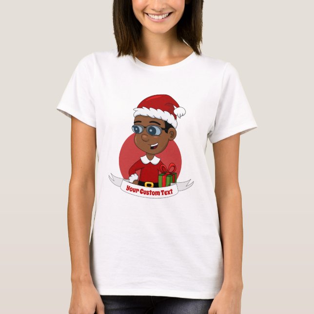 Camiseta Navidades personalizado T-Shirt (Anverso)