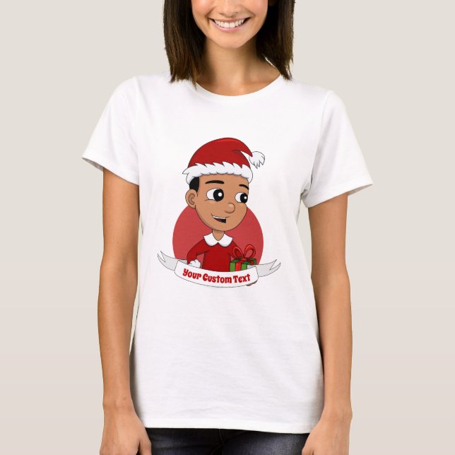Camiseta Navidades personalizado T-Shirt (Anverso)