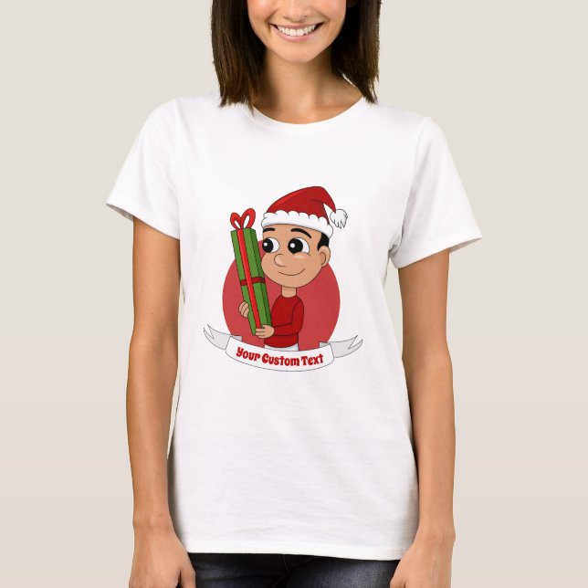 Camiseta Navidades personalizado T-Shirt (Anverso)