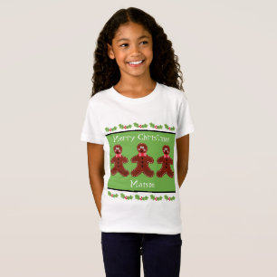 Camiseta Navidades personalizados con pan de jengibre
