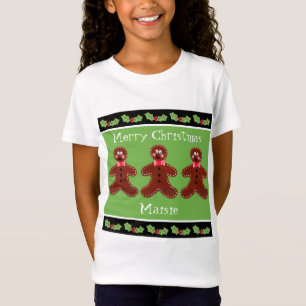 Camiseta Navidades personalizados con pan de jengibre