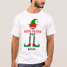 Navidades personalizados El Elfo Vino Rojo