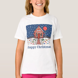 Camiseta Navidades personalizados Gingerbread House T-Shirt