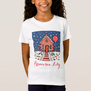 Camiseta Navidades personalizados Gingerbread House T-Shirt
