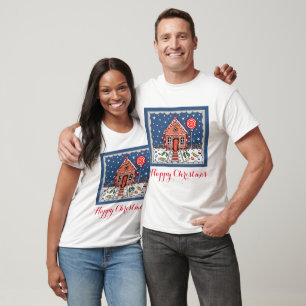 Camiseta Navidades personalizados Gingerbread House T-Shirt