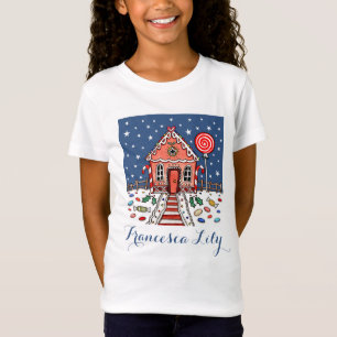 Camiseta Navidades personalizados Gingerbread House T-Shirt