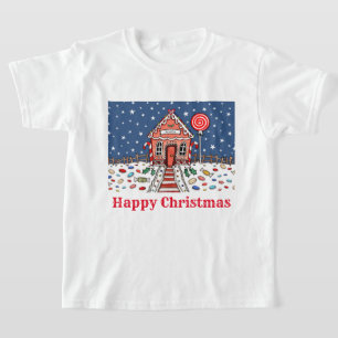 Camiseta Navidades personalizados Gingerbread House T-Shirt