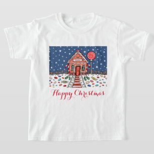 Camiseta Navidades personalizados Gingerbread House T-Shirt