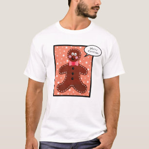 Camiseta Navidades personalizados Gingerbread Man