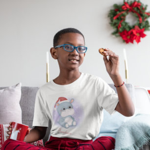 Camiseta Navidades personalizados Hippo Kid