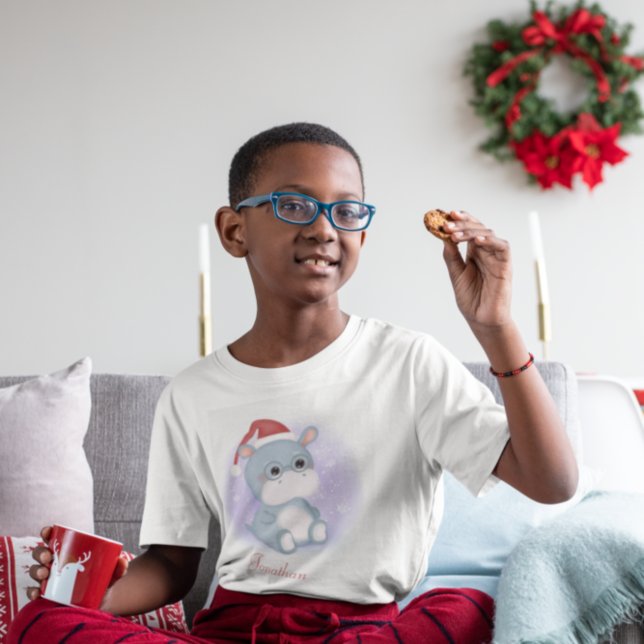 Camiseta Navidades personalizados Hippo Kid (Subido por el creador)