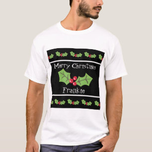 Camiseta Navidades personalizados Holly & Berries