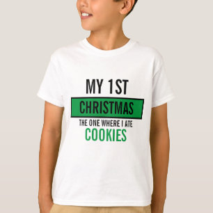 Camiseta Navidades personalizados plantilla de comida diver